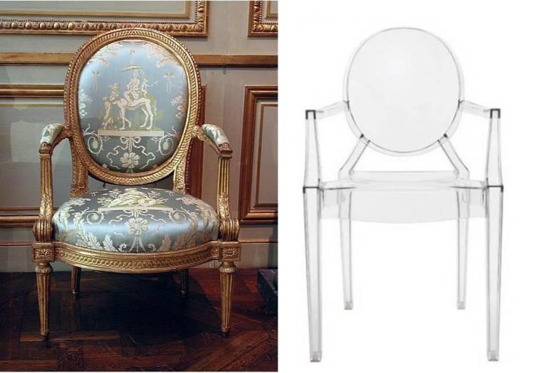 La sedia Louis Ghost di Philippe Starck Maria Luisa Ghianda