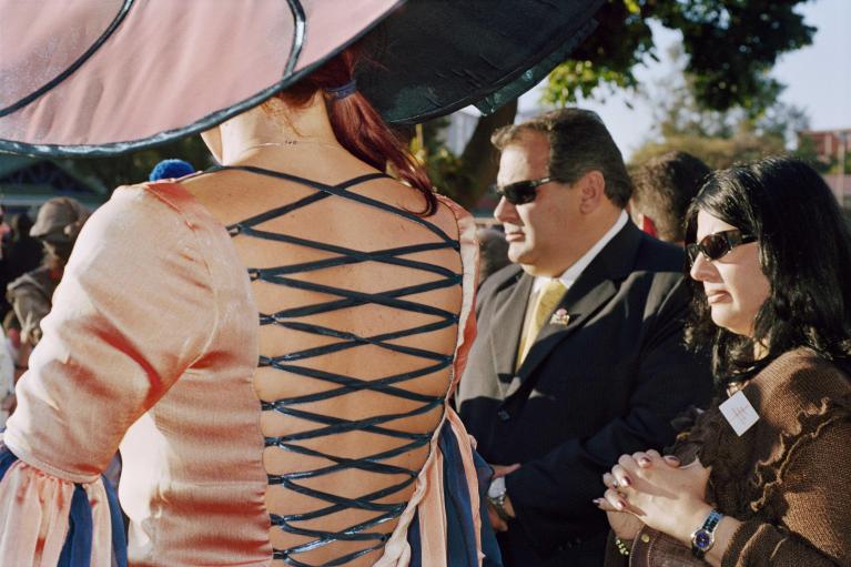 Martin Parr, July horse races durban, South Africa, 2005.