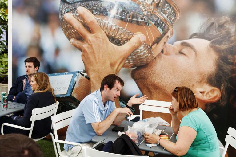 Martin Parr, Roland Garros, Paris, France, 2016.