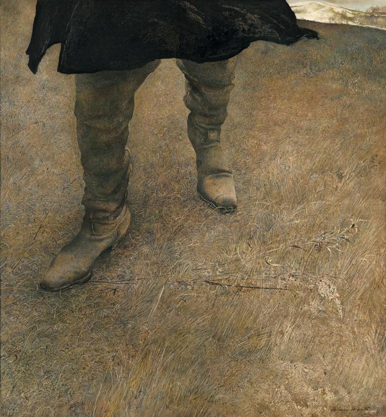 Trodden Weed, 1951 tempera on panel, 20 x 18.25 in. Private Collection © 2016 Andrew Wyeth / Artists Rights Society (ARS), NY.