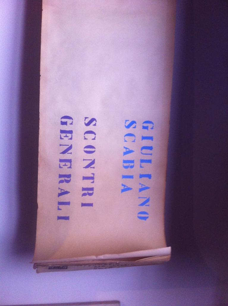 Giuliano Scabia, Scontri generali, storyboard