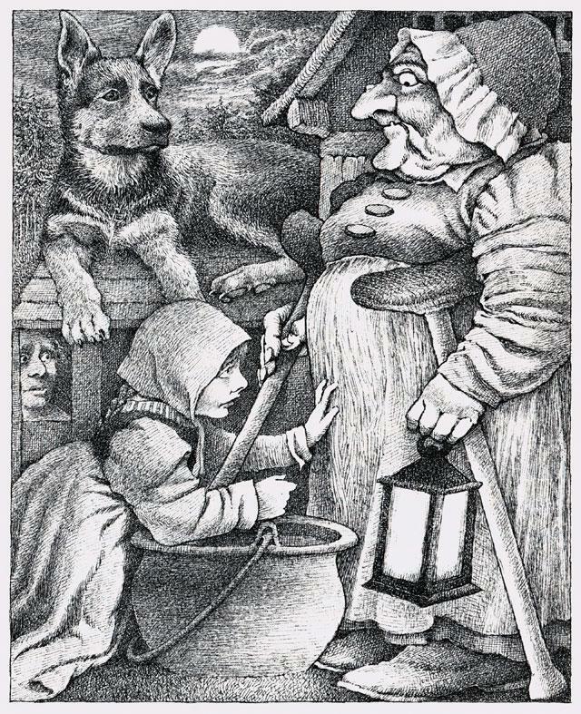 Illustrazioni di Maurice Sendak, da The JuniperTree, Farrar, Straus and Giroux 1973
.