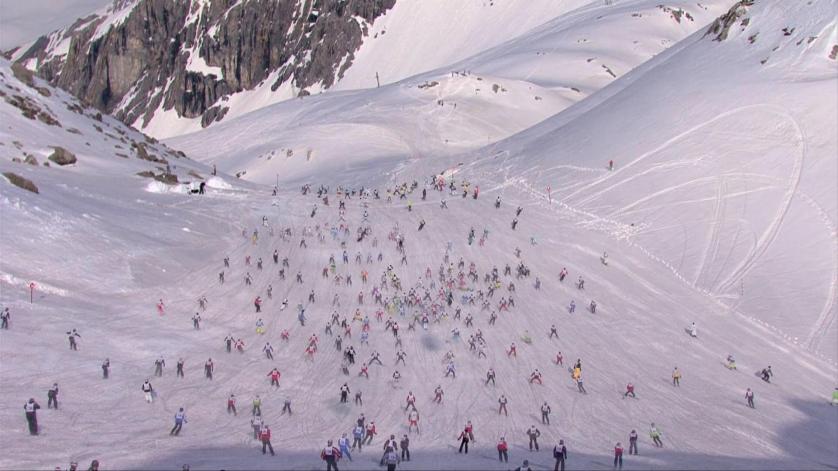 Walter Niedermayr, White Rush, 2010, Video (frame).