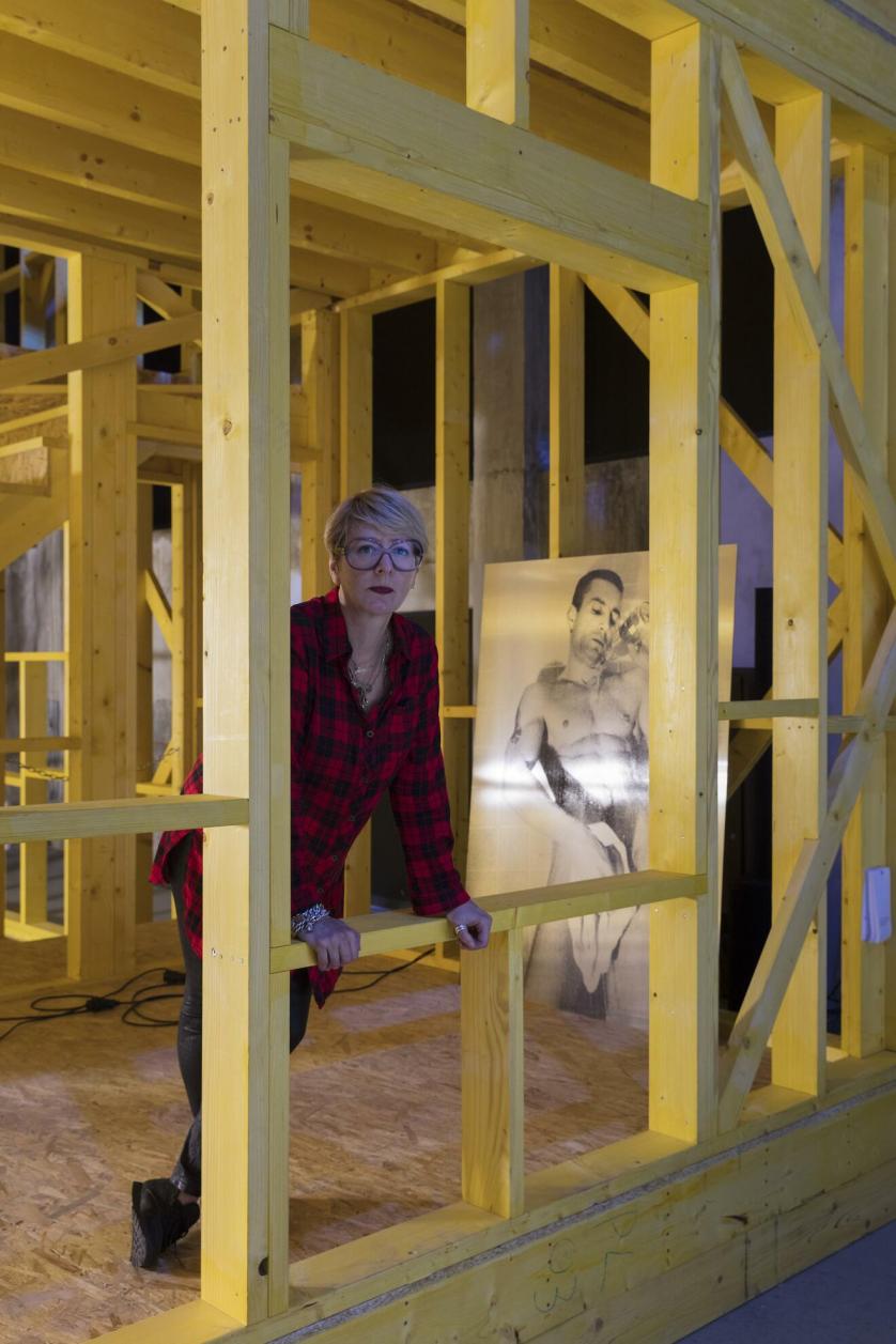 Monica Bonvicini, As Walls Keep Shifting, 2019. Portrait. Photo Andrea Rossetti. Courtesy OGR Torino.