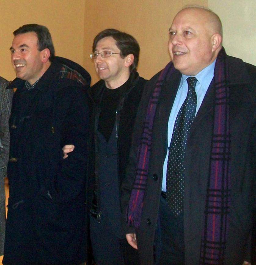 Nella foto: Gianni Speranza, Alberto Cassani, Tano Grasso.