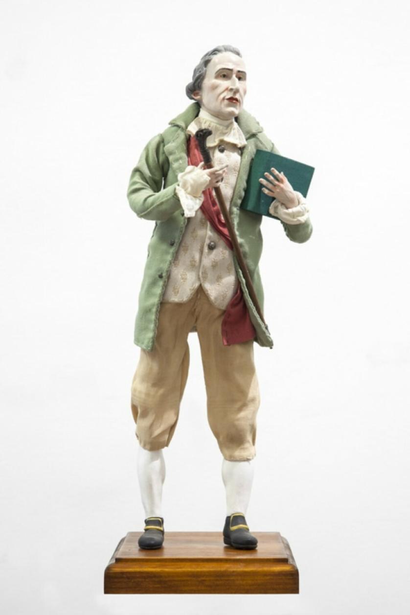 The Cicerons, Sir William Hamilton - 2013 Statuetta in terracotta realizzate da Laboratorio La Smorfia di Fabio Paolella, Napoli. Ph Amedeo Benestante