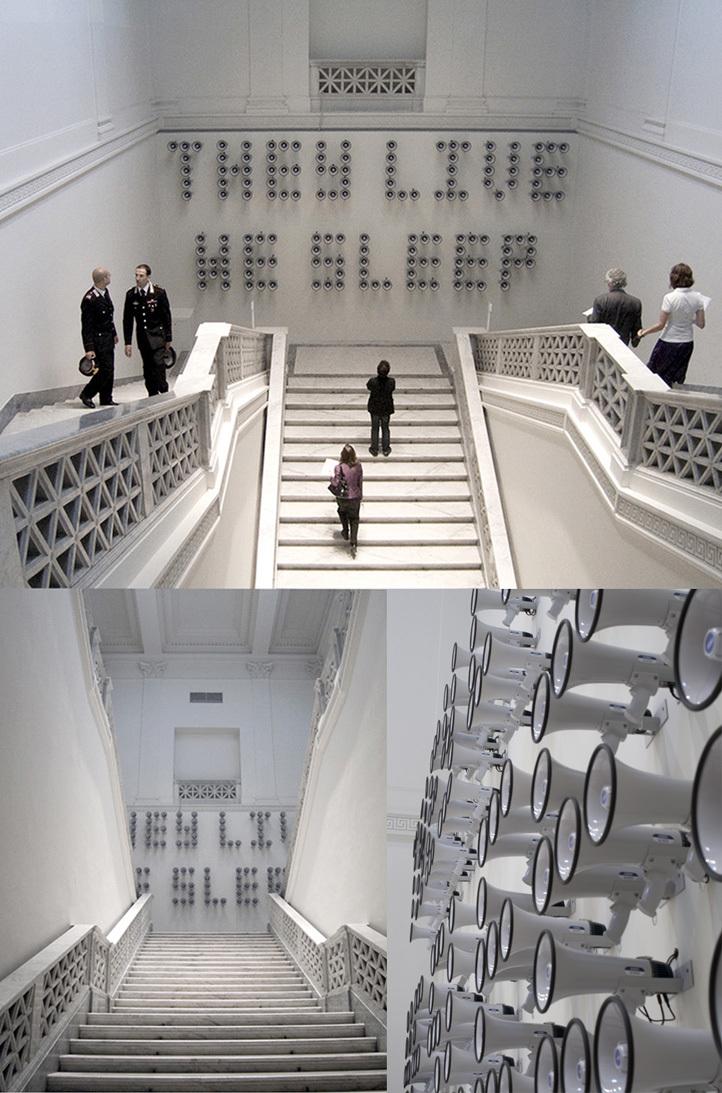 Elisabetta Benassi, They live we sleep, 2008, Roma, Quadriennale
