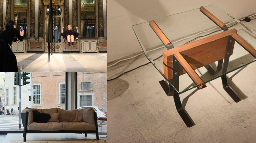 1. “Movements, installazione interattiva” di Philippe Malouin per Caesarstone, corso Venezia 16
2. Nilufar Depot, “Ex spazio industriale su tre piani allestito per ospitare la grande collezione composta da circa 3000 pezzi di design scelti da Nina Yasha”, in via Lancetti 3. Tavolo di Gio Ponti
3. Yak sofa di Lucidi Pevere per De Padova, corso Venezia 15