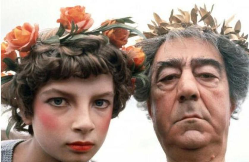 Trimalcione interpretato da Mario Romagnoli (Satyricon, Fellini, 1969)