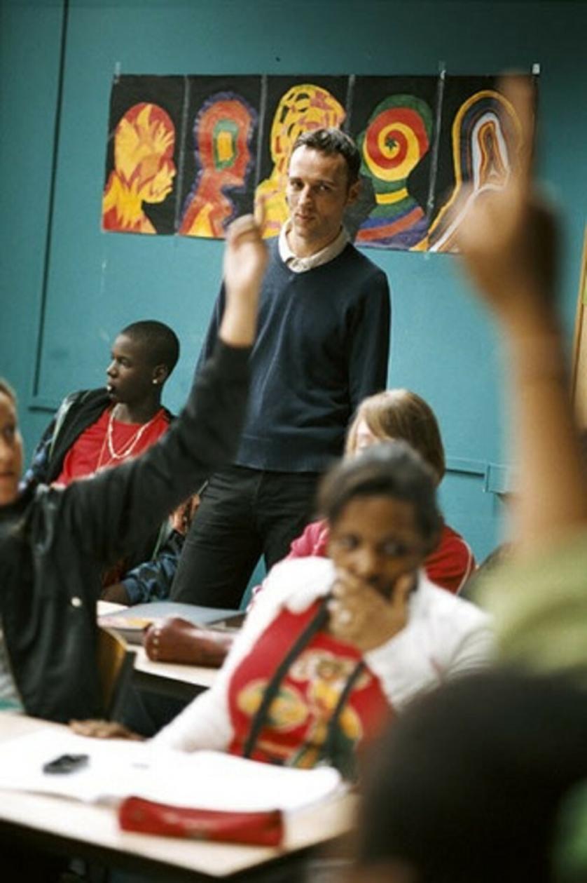 Immagini dal film "La classe-Entre les murs" di Laurent Cantet, 2008.