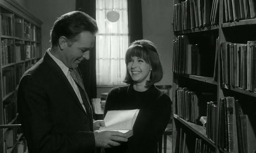 Richard Burton e Claire Bloom in una scena dal film "La spia che venne dal freddo", 1965, regia di Martin Ritt