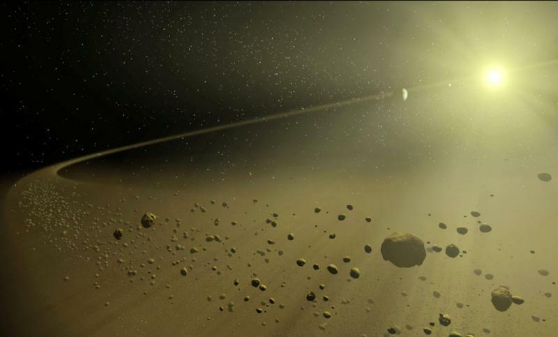 Imprevista fluttuazione di luminosità della stella KIC8462852. Credit: NASA.
