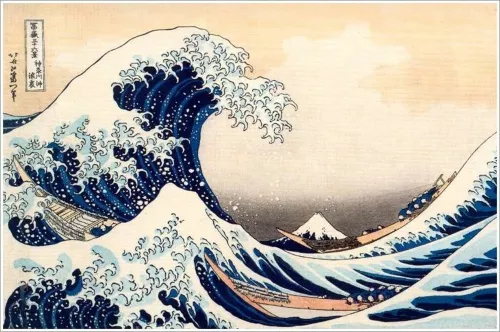 Katsushika Hokusai, La grande onda presso la costa di Kanagawa