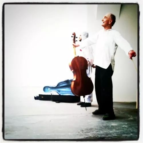 corrado levi in dada performance + violoncello @ porta romana.