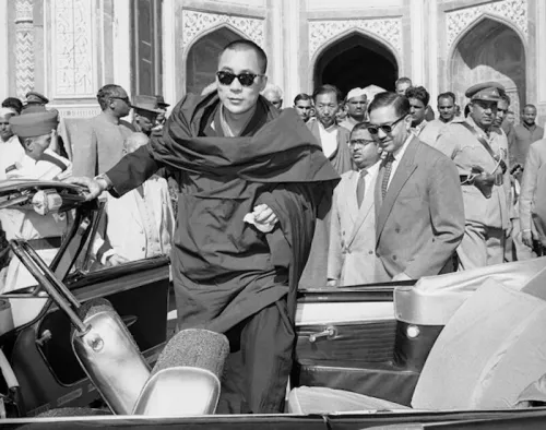 Young Dalai Lama.