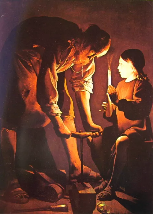 Georges de la Tour, San Giuseppe falegname.