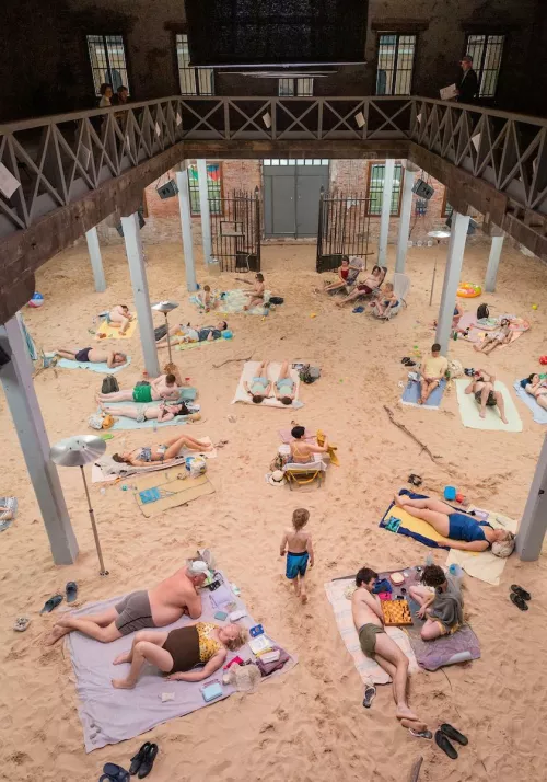 Rugilė Barzdžiukaitė, Vaiva Grainytė, Lina Lapelytė, Sun Sea Marina, performance, Biennale Arte 2019, Venice, Andrej Vasilenko.