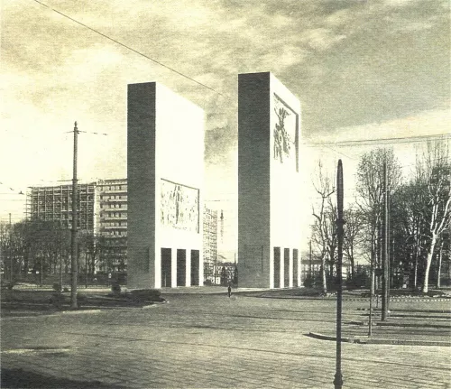 Renzo Zavanella e Lucio Fontana, Progetto di concorso per il Monumento alla Vittoria d’Africa in piazzale Fiume, 1937