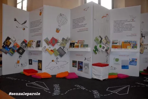 Libri senza parole. Destinazione Lampedusa, IBBY Italia, MUBA, Milano 2014. Foto di Anna Pisapia.
