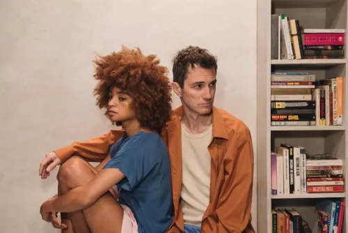 Alessandro Berti e Rosanna Sparapano in Blind Love (2022).