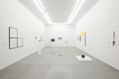 An Incomplete History of Incomplete Works of Art, 2012. Curated by Adam Carr. Exhibition view at Francesca Minini, Milan. Photo Agostino Osio.