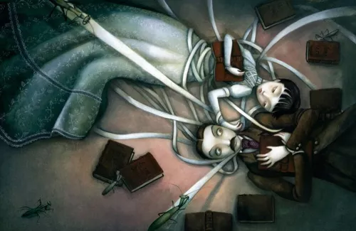 illustrazione di Benjamin Lacombe (anche per le copertine dei libri di Mathias Malzieu)