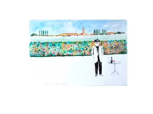 Illustrazioni di Giuliano Della Casa per Giuseppe Verdi, Lettere - Einaudi, 2013