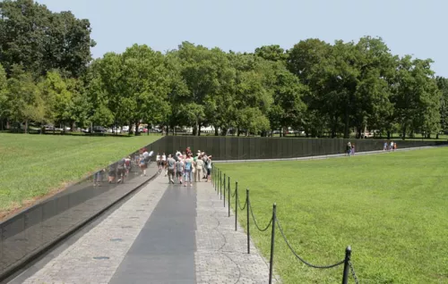 Vietnam Memorial Wall.