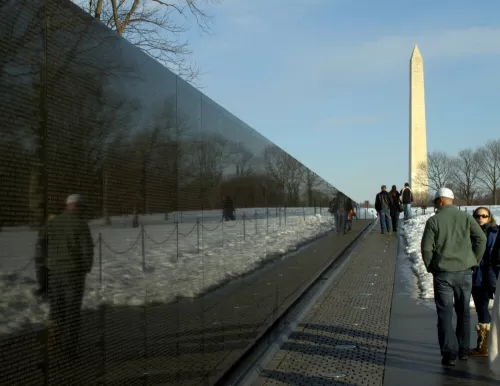 Vietnam Memorial Wall.