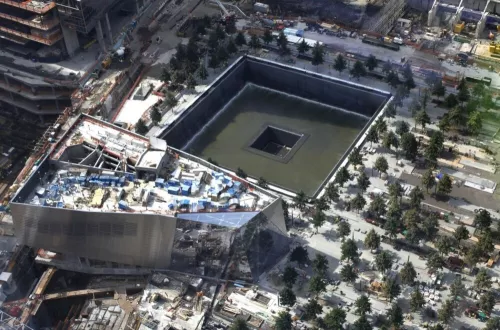 World Trade Center Memorial.