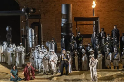 “Aida” allo Sferisterio di Macerata, luglio 2021 (Tabocchini).