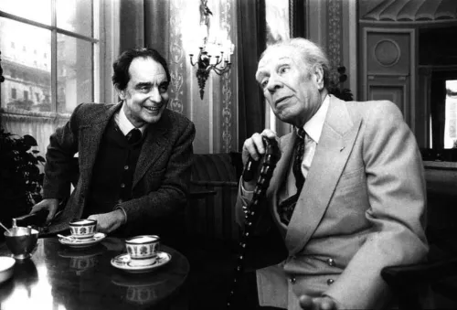 Italo Calvino e Jorge Luis Borges