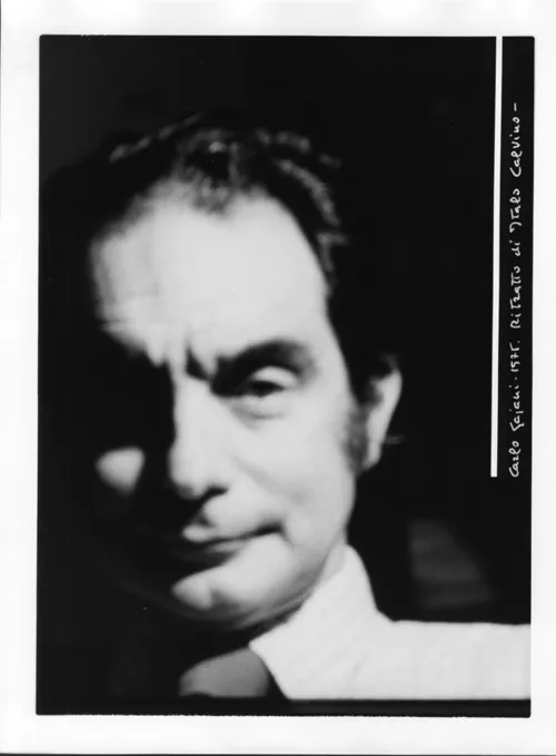 Carlo Gajani, Ritratto di Italo Calvino, 1975