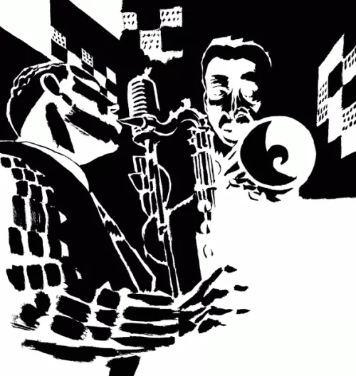 Disegno di Josè Munoz per l'edizione illustrata di Julio Cortazar, El perseguidor (Libros Del Zorro Rojo, 2014).