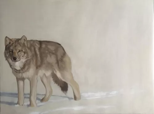 Marco Bettio, Il capro espiatorio, 2017, 60x80 cm.