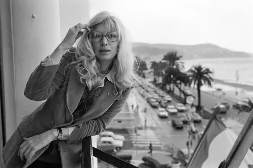 Monica Vitti a Nizza, 1980 (ph. Eric Gaillard/AFP via Getty Images)