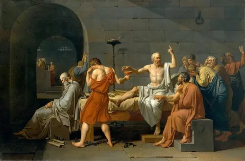David, La morte di Socrate