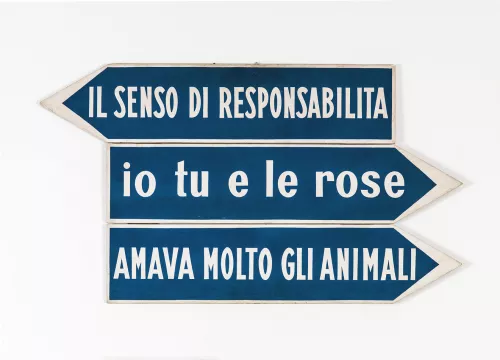 Ketty la Rocca, Segnaletiche, 1968.