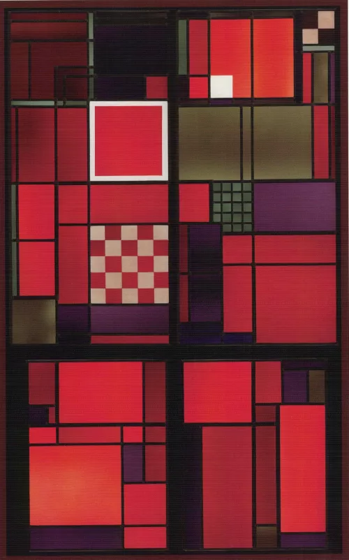 Joseph Albers, Vetrata, 1923 (distrutta e ricostruita, cfr. p. 214).