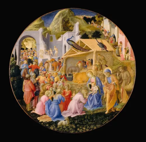 Filippo Lippi, Adorazione dei Magi (1445 circa), Tondo Cook, Washington, National Gallery of Art.
