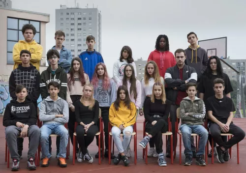 Francesco Jodice, Ritratti di classe, Istituto Itsos 1H 2019.