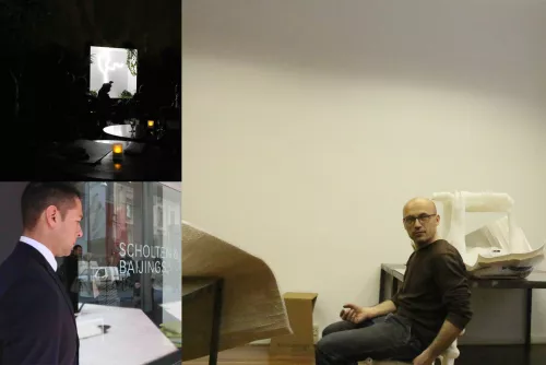 1. Serata in onore di Cini Boeri: presentazione del nuovo progetto di lampada Ledera per Stilnovo; Galleria Sozzani, corso Como 10
2. Massimiliano Adami, presentazione della collezione sperimentale in collaborazione con Simple Fair e The FabLab, aperta all’interno della SIAM, via S. Marta 18.
3. Lines, Grid & Blocks by Scholten & Baijings, istallazione con tessuti disegnati insieme a Maharam per la nuova Herman Miller Collection, Herman Miller National Design Centre, corso Garibaldi 70