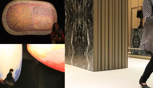 1. MOOOI Carpet Collection in via Savona 56
2. Kartell stand, progetto di Ferruccio Laviani, Hall 20/A15–B14, Fiera Rho-Pero
