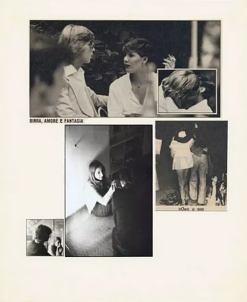 Sanja Ivekovic, “Birra, amore e fantasia/“Oh” u Oha”, 1975-76. © Generali Foundation, Vienna.