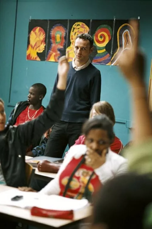 Immagini dal film "La classe-Entre les murs" di Laurent Cantet, 2008.
