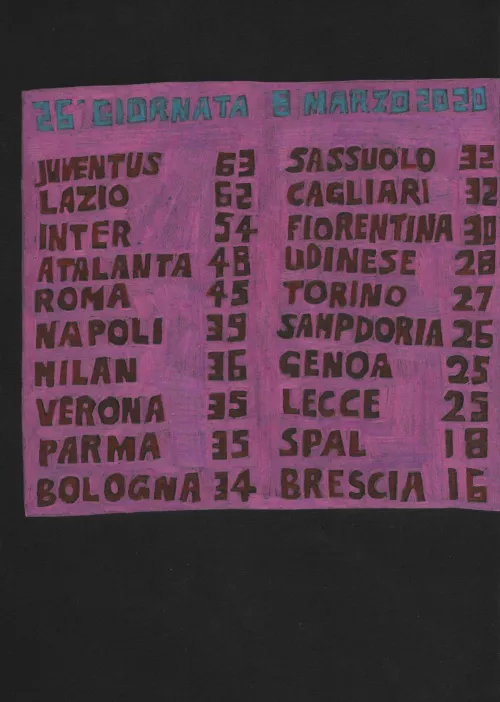 Opera di Flavio Favelli.
