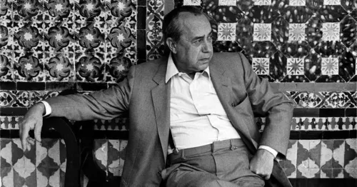Ferdinando Scianna, Leonardo Sciascia. Siviglia, 1984 © Ferdinando Scianna