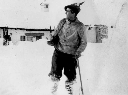 Mario Rigoni Stern nel gennaio 1939.