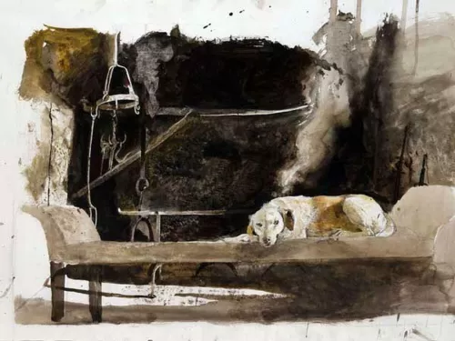 Opera di Andrew Wyeth.