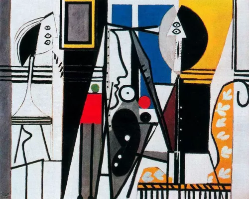 Picasso, Painter and His Model, 1928.